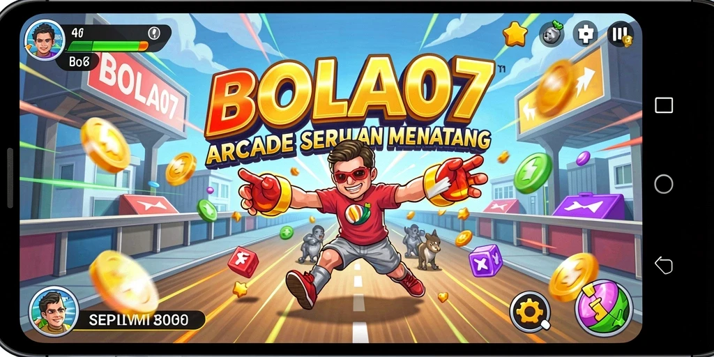 Tampilan gameplay BOLA07 yang menarik dan seru.