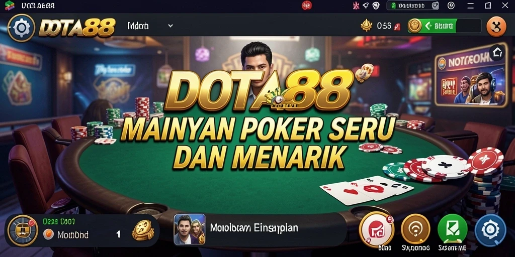 Gameplay DOTA88 yang seru dan menegangkan saat bermain Poker.