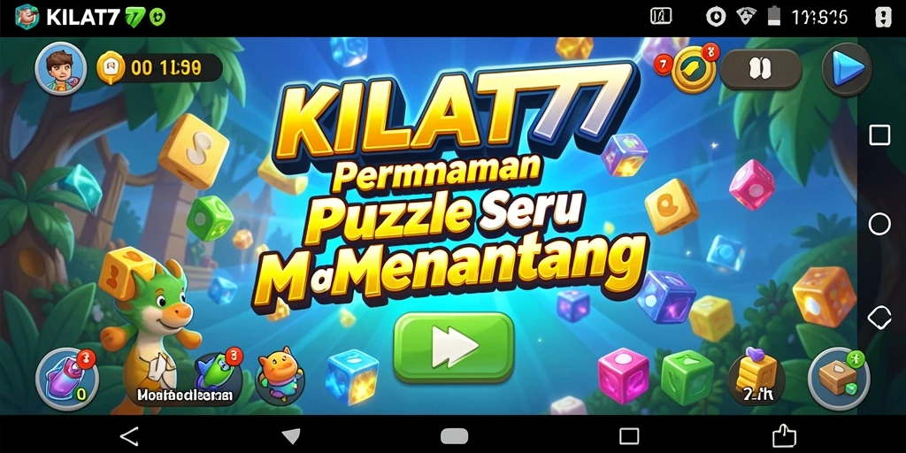 Tangkapan layar gameplay KILAT77 dengan berbagai level puzzle yang menarik.