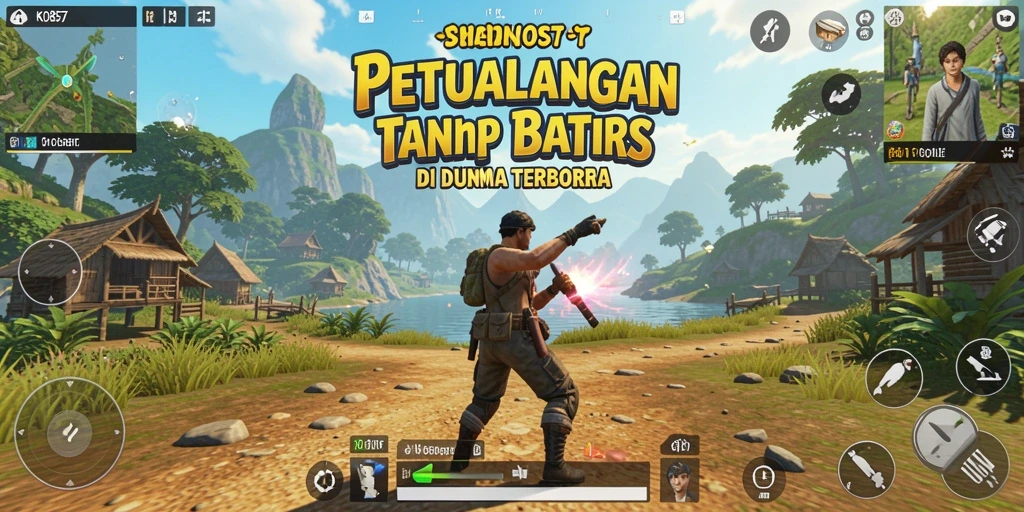 Gameplay epik dalam dunia terbuka yang menakjubkan.