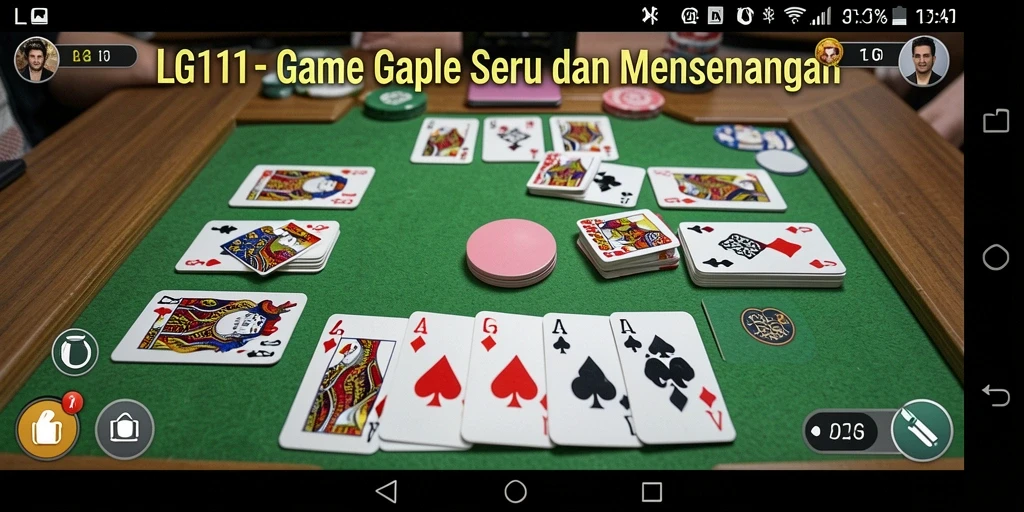 Tampilan gameplay Gaple yang seru dan interaktif di LG111.