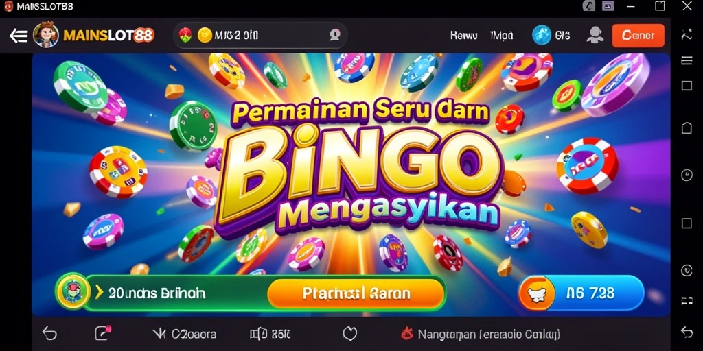 Gameplay seru MAINSLOT88 dengan suasana Bingo yang hidup.