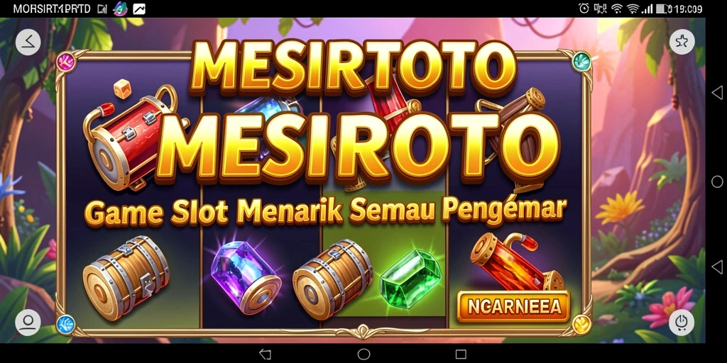 Tampilan menarik dari gameplay MESIRTOTO yang penuh warna.