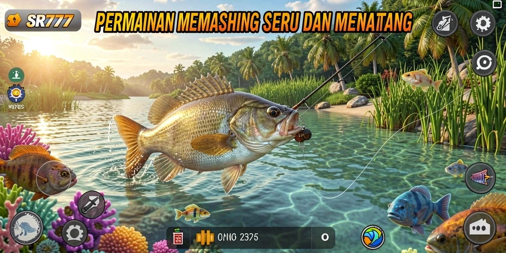 Tangkapan ikan yang menakjubkan dalam gameplay SR777