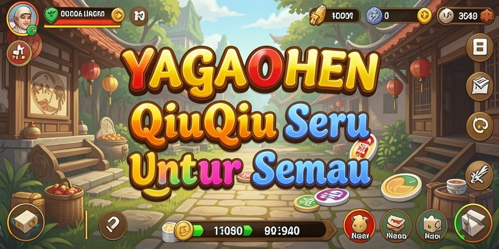 Tampilan gameplay YAGAOHEN menunjukkan aksi seru permainan QiuQiu.